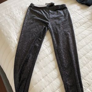 Zara black sparkle leggings